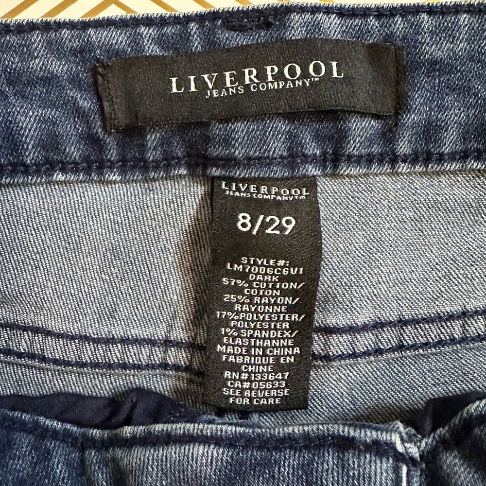 Women’s Straight Liverpool Jeans 8/29 - Picture 6 of 7